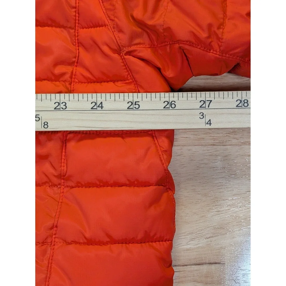 Alaskan Hardgear Duluth Trading Co Mens XL Orange Quilted Puffer Jacket Full Zip
